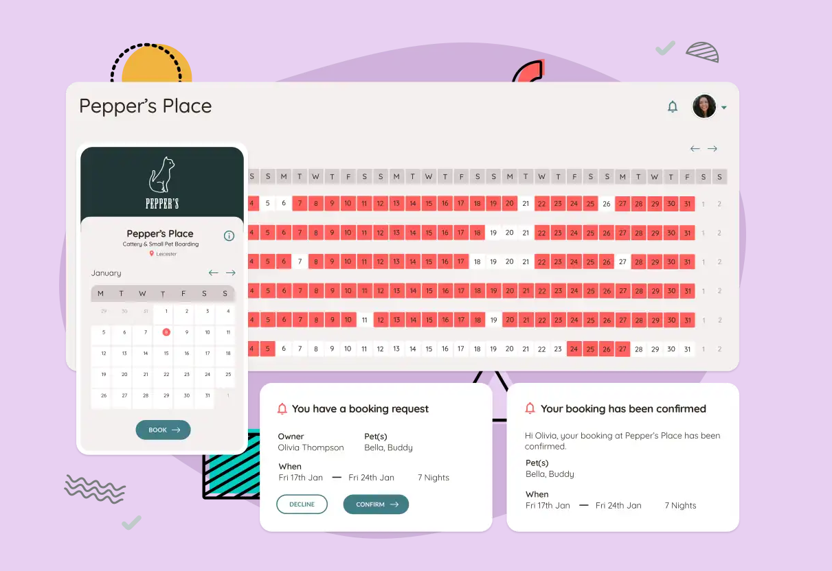 Pet Booking Software